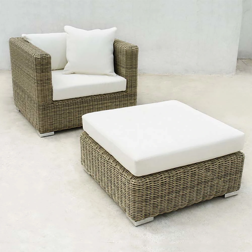 Morden Outdoor Patio Garden Sets Home Furniture Rattan Single Leisure Chair