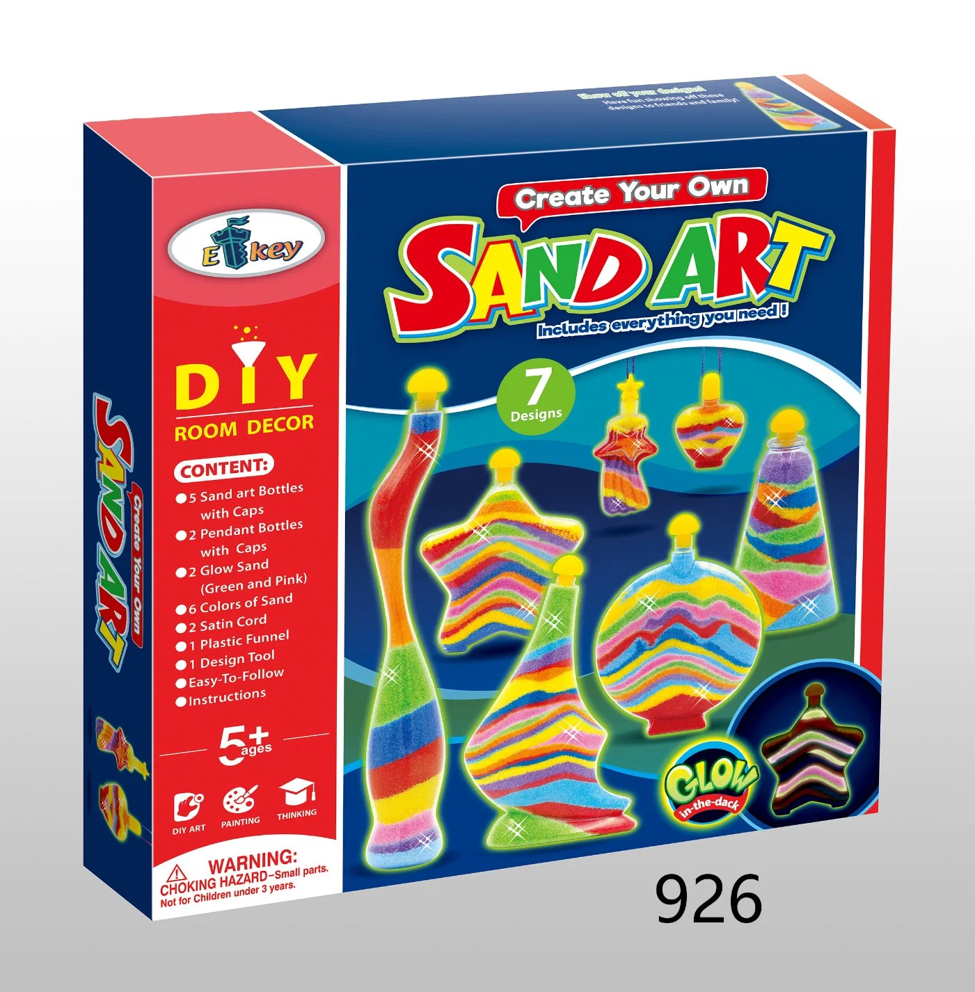 Create Your Own DIY Colorful Sand Art Toy with Accessories Sand for Kids Arts & Crafts