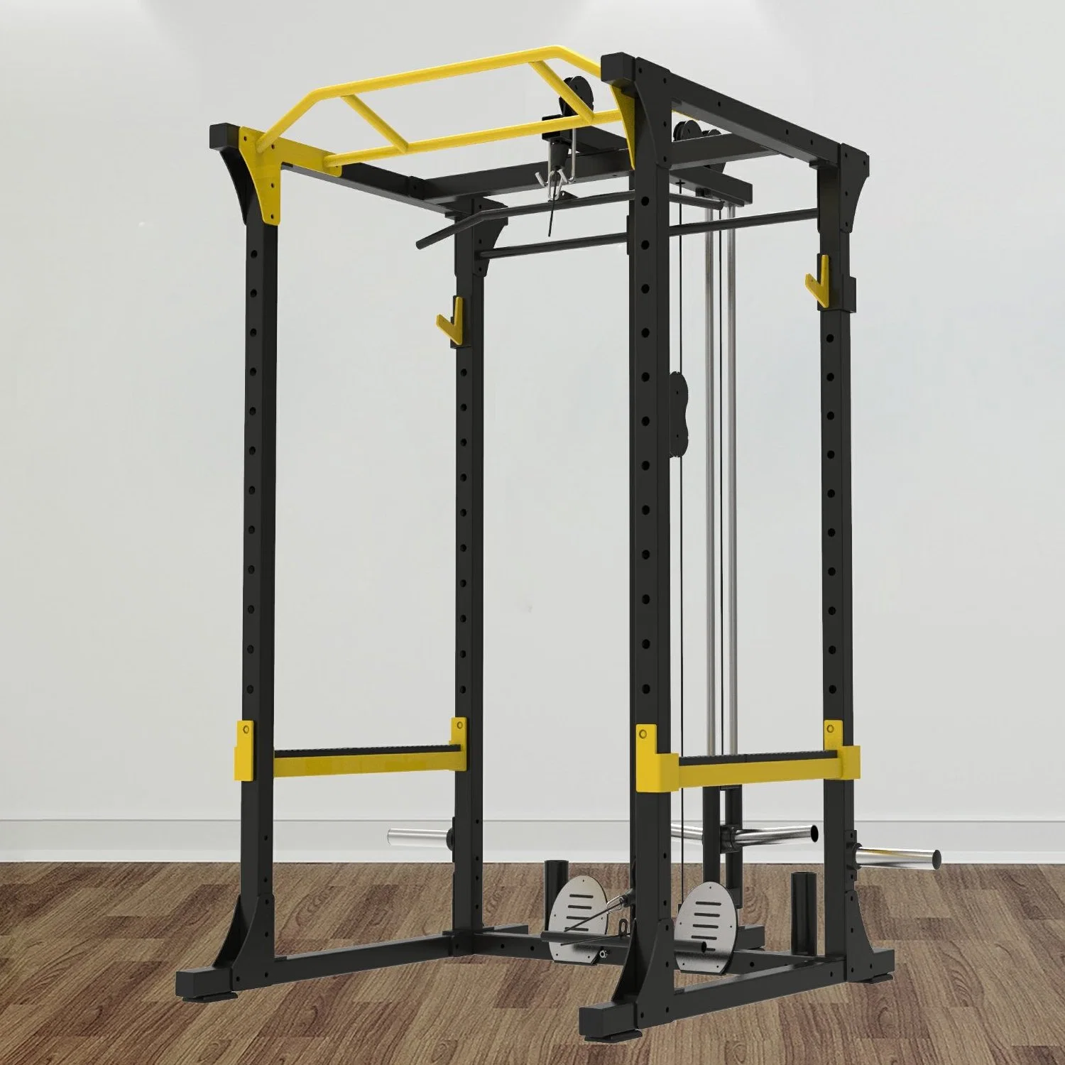 Startseite Fitness Kraftgeräte Power Cage-Latpull Tower Squat Rack