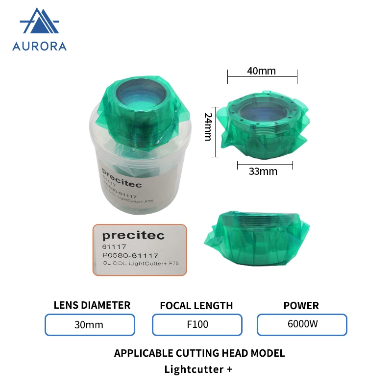 Aurora Laser D30-FL100 Precitec Collimating Lens Laser Collimator Lens for Laser Cutting Head