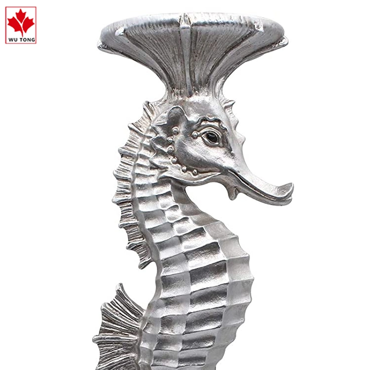 Seahorse Candle Holders for Candles Resin Antique Style Modern Decorative Candlestick for Beach Theme Party