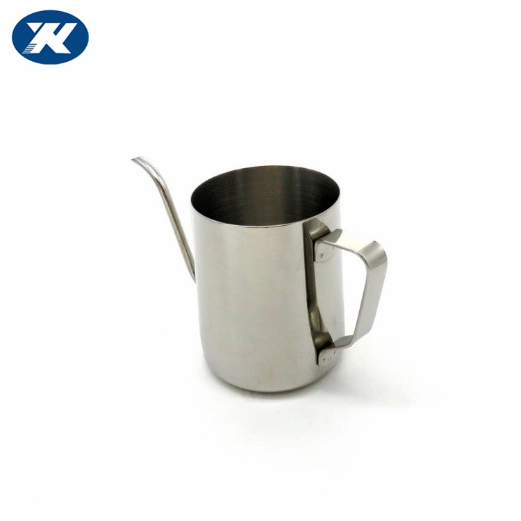 304 Stainless Steel Espresso Steaming Milk Coffee Pot Frothing Pitcher 300/400/600ml Frothing Cup