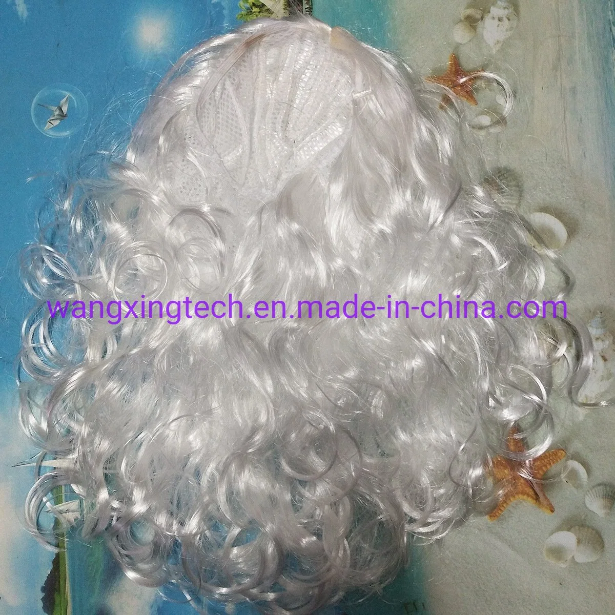 Wholesale/Supplier Santa Claus Beard Wig Set Cos White Beard Christmas Grandpa Wig Dress up Xmas Decoration