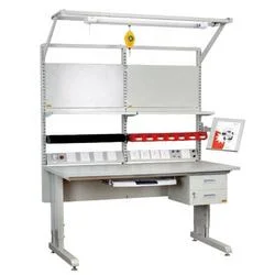 High Quality Steel Workbench with Tool Carts and Storage Cabinets