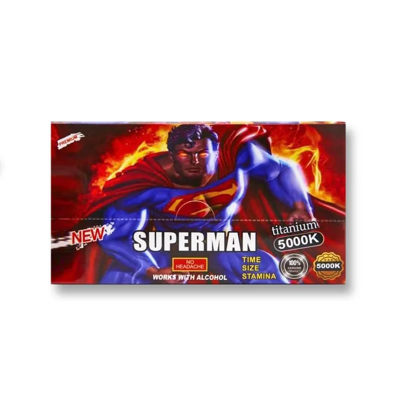 Energy Drink Shot and Shake Superman Titanium 5000K USA Stock 12 Display