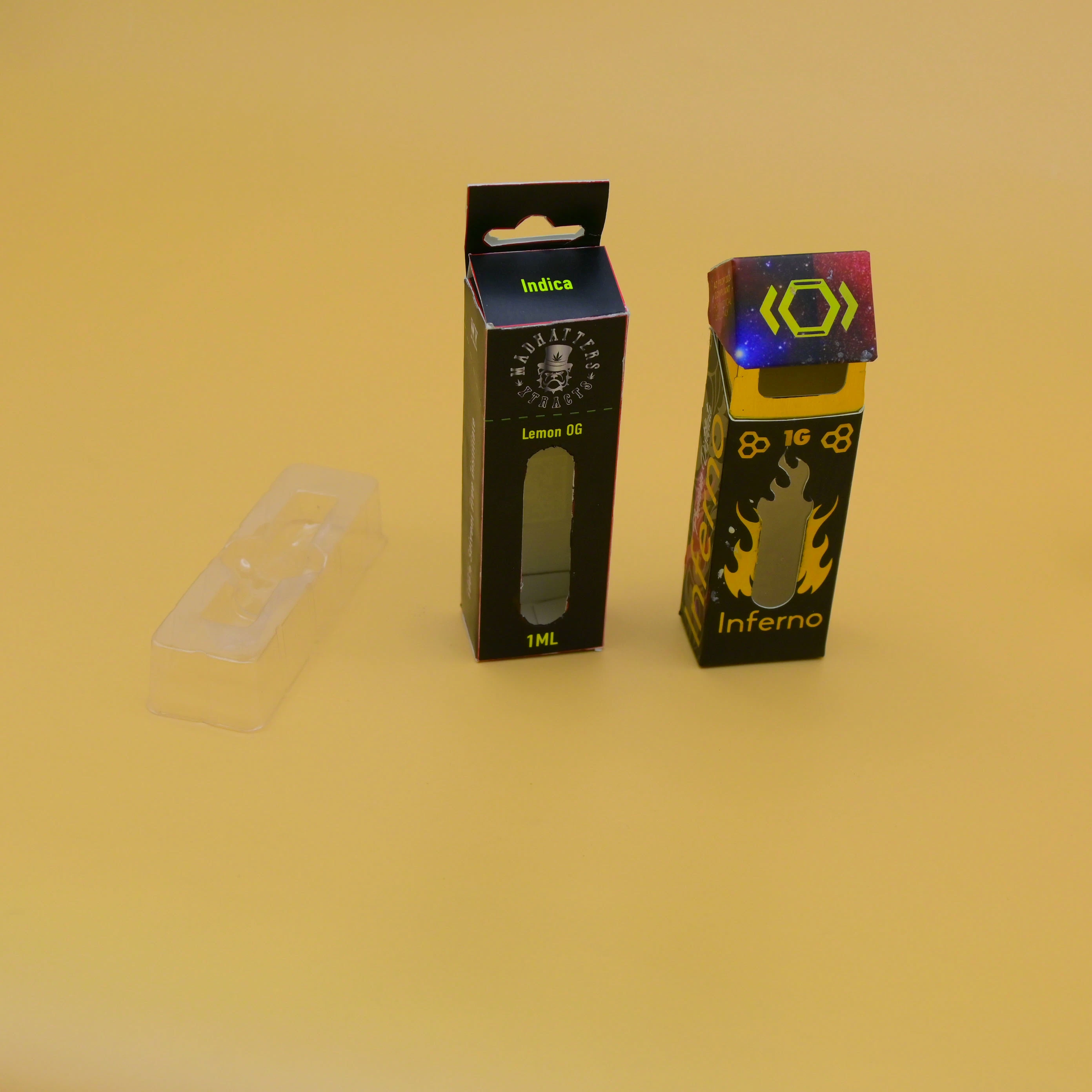 2023 ano 510 rosca suporte para cigarros Vaporizers de 0,5 ml/1 ml/2 ml cartuchos de Pape Caixas de embalagem personalizadas