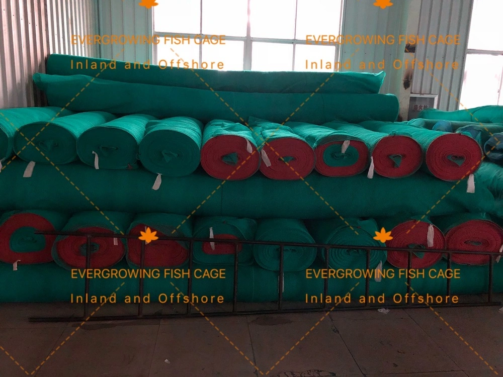 Aquaculture PE Fishing Netting Knotless Juvenile Circular Cage Fish Farming Nets