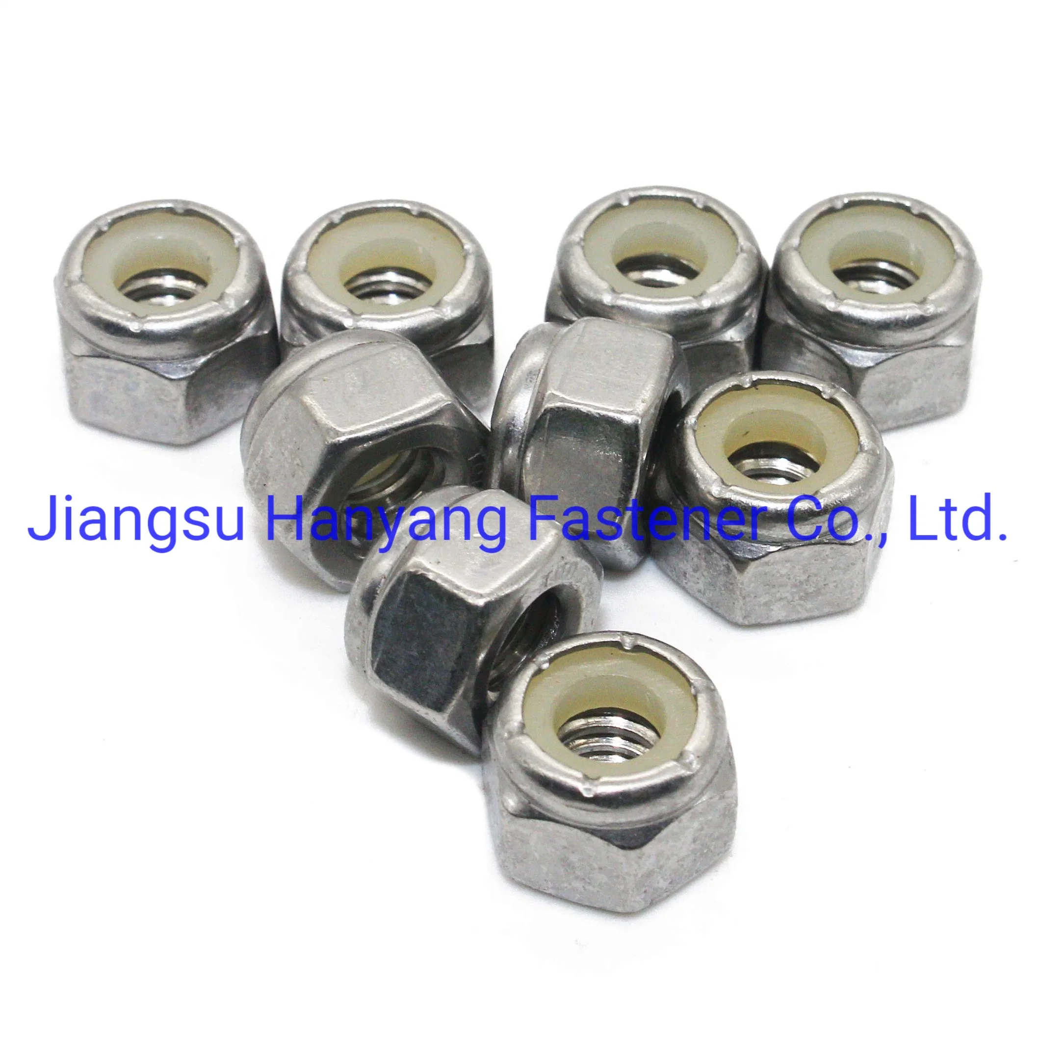 Nylon Insert Hex Lock Nuts Stainless Steel