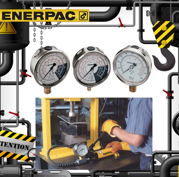 GF/Gp Series Hydraulic Force and Pressure Gauges Enerpac Parts