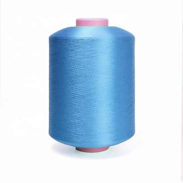 Polyester Yarn Manufacturer Over Thousand Colors Yarn for Shoe Upper Soft Feeling DTY 75 36 150 48 Polyester Textured Yarn