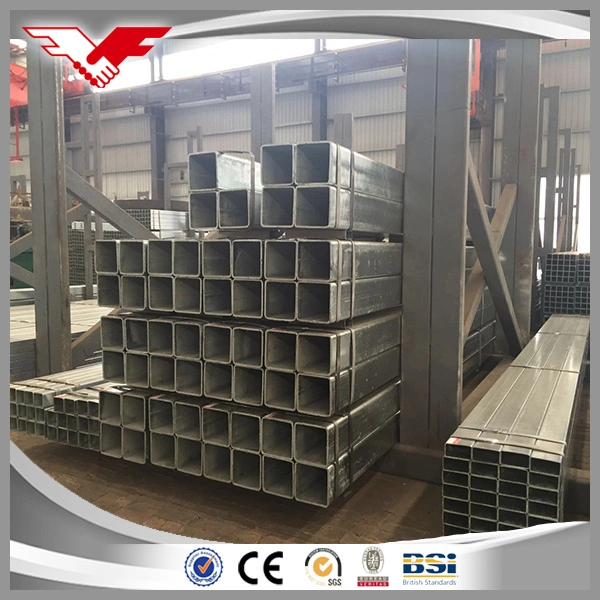 Carbon Steel Hot Formed Black and Galvanized En10210 S355jr/S355joh/S355j2h 200X200 200X400 Square Rectangular Tubo