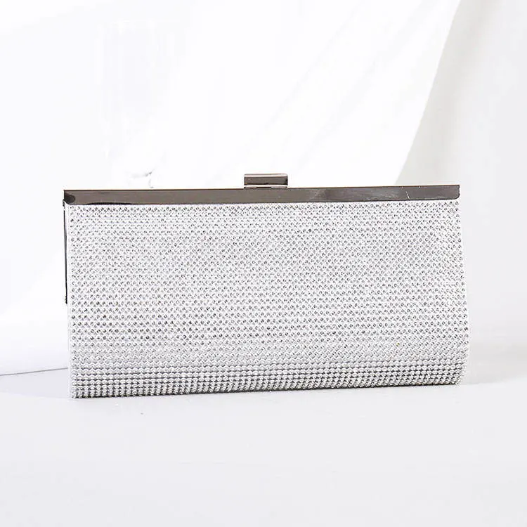 Nuevo bolsos de mano Mujer Diseño de lujo Diseñador de lujo bolso de cristal de Rhinestone de lujo Bolso clutch con bolso