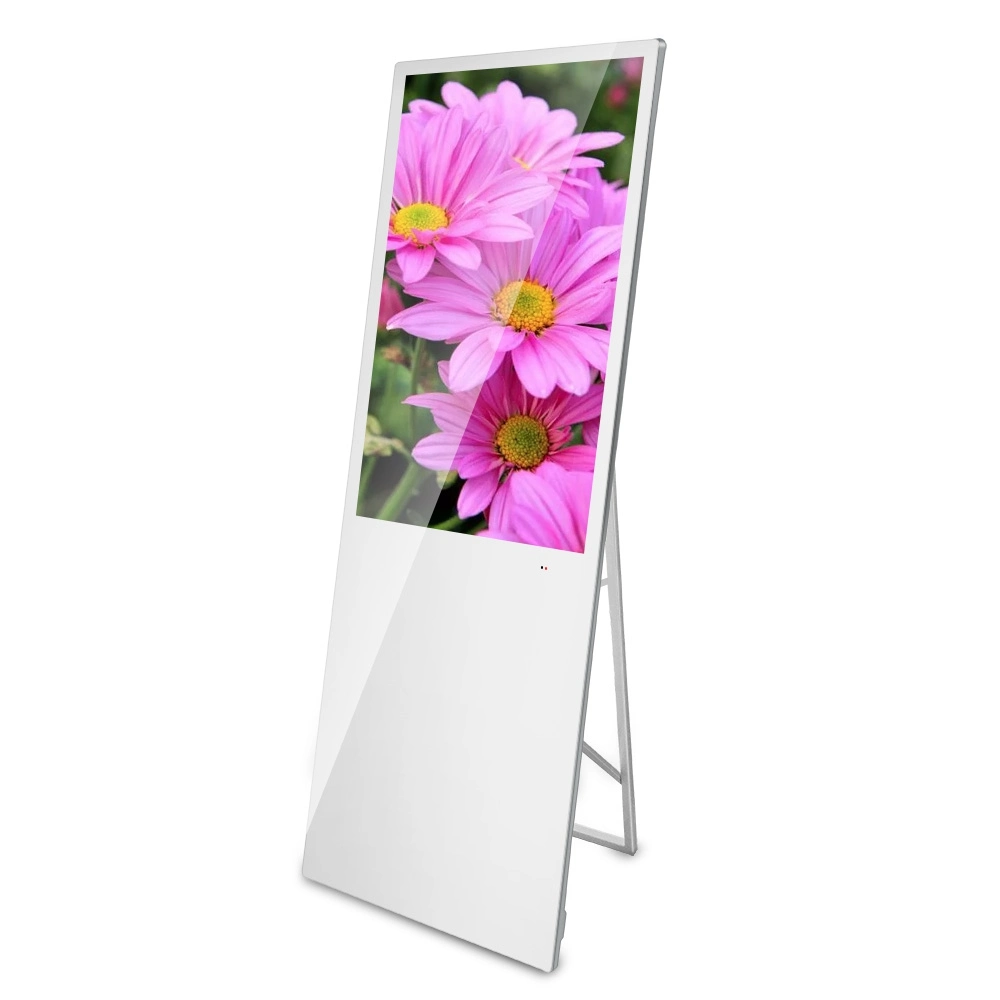 65 polegadas Android Poster LCD Jogadores de Publicidade Monitor de Tela Sensível ao Toque Sinalização Digital Portátil e Displays.