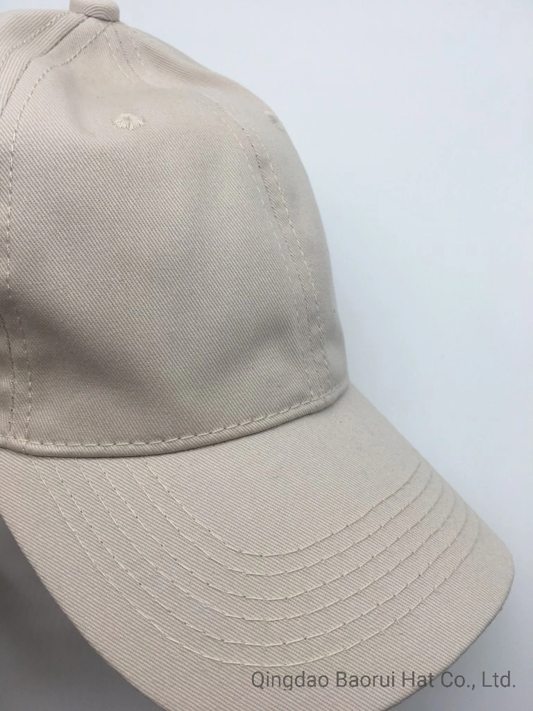 High Qualtiy 100% Cotton Twill Unstructured Blank Baseball Caps