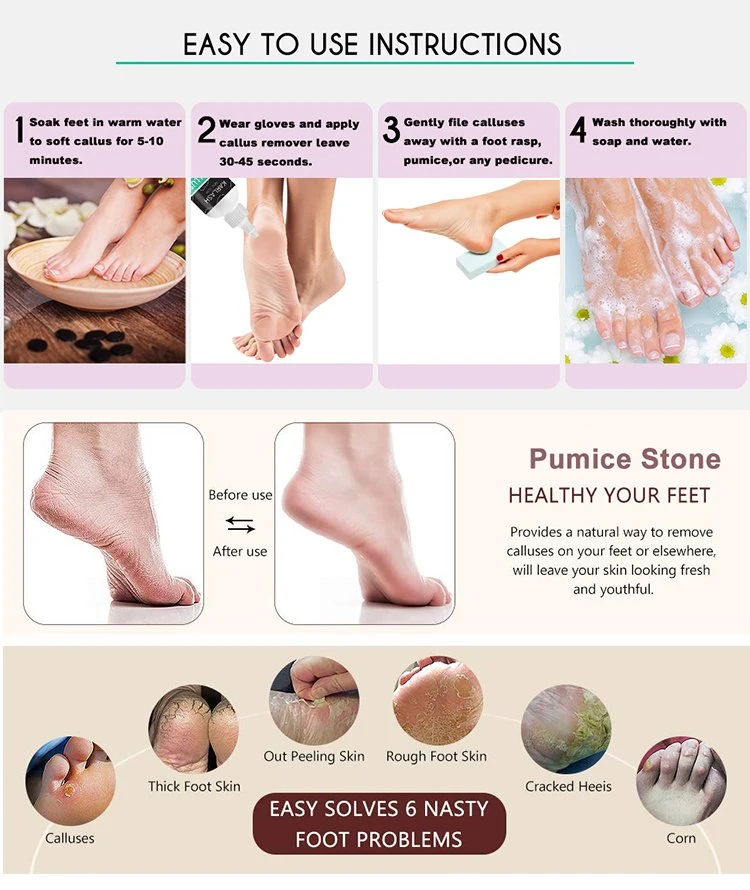 Cleaning Pumice Stone for Callus Dead Skin Remover Foot Clean Foot Care Tool Bath Art Pumice Stone