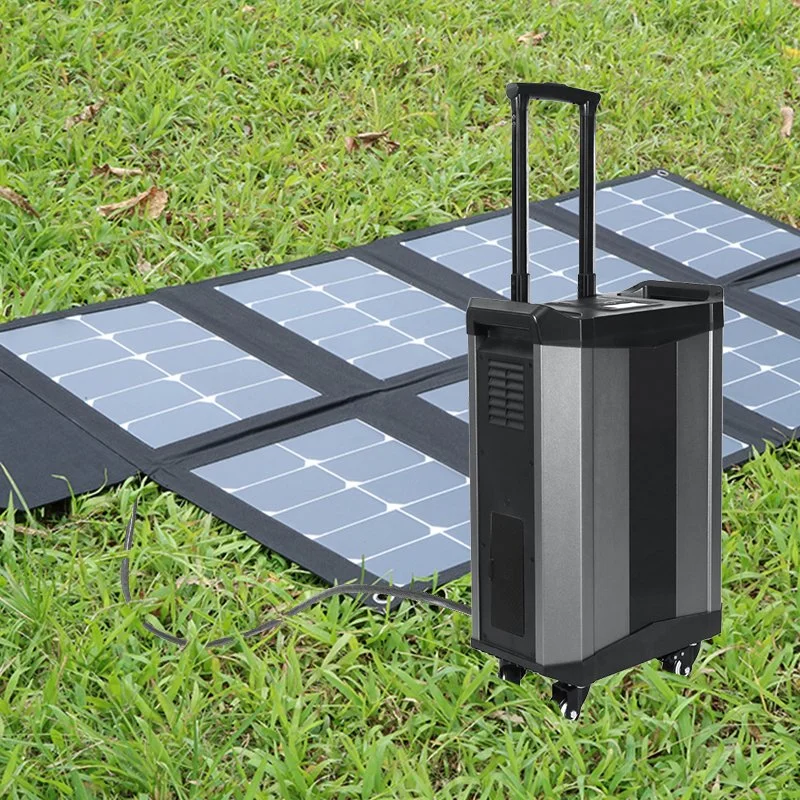 New Design Portable Power Station 2515wh 220V 110V 2000W Portable Power Station with Solar Panel