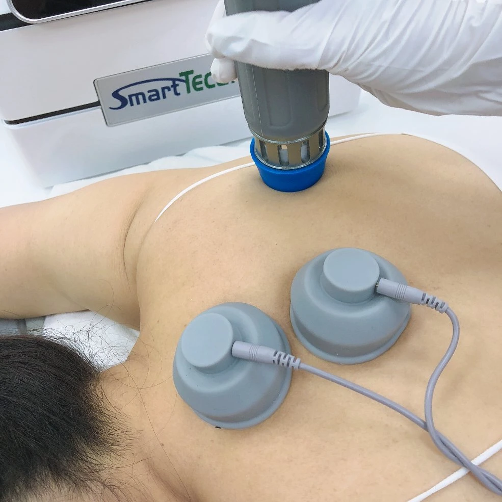 EMS Shockwave and Smart Tecar 2 in 1 Equipment Electromagnetic Shockwave for Physiotherapy