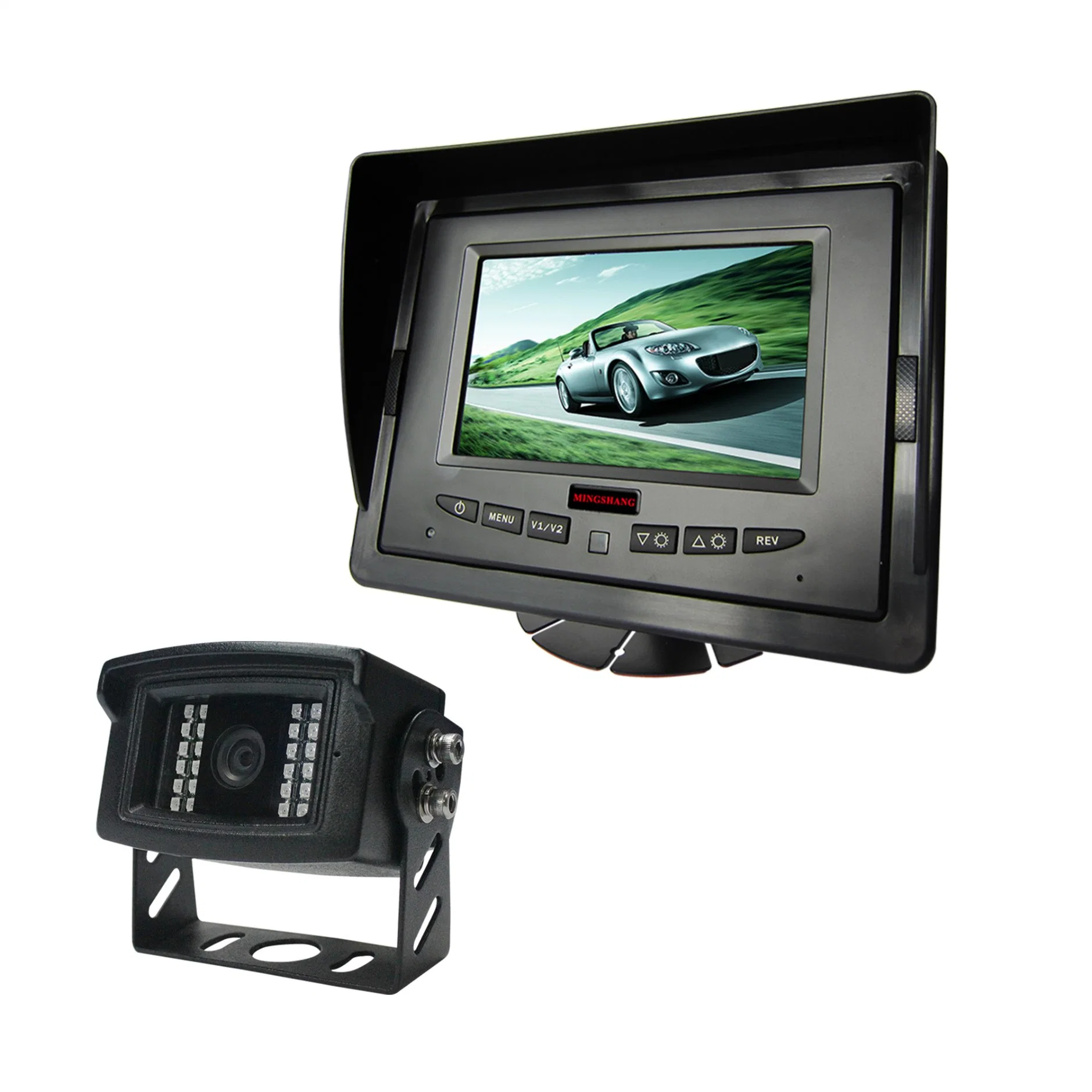 5 Inch Digital LCD Car Rear View Backup Monitor for Bus, Trucks