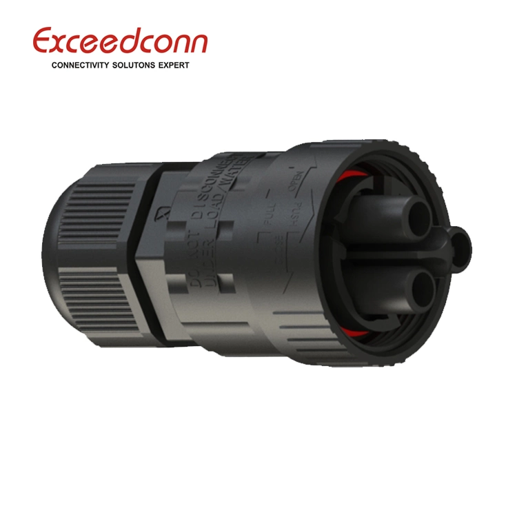 Exceedconn Ep030-2224-00 3 Pin Electrical Waterproof Female Connector