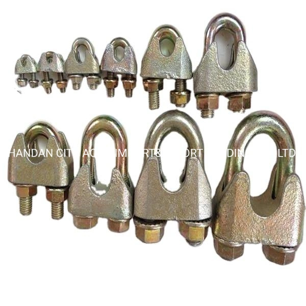 Cheap Sale Us Type Malleable Zinc Plated Wire Rope Clip Clamps