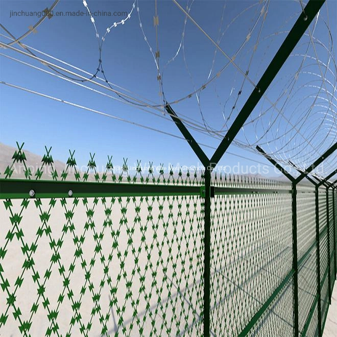 Cold Galvanized Iron Wire or Hot Galvanized Iorn Airport Fence