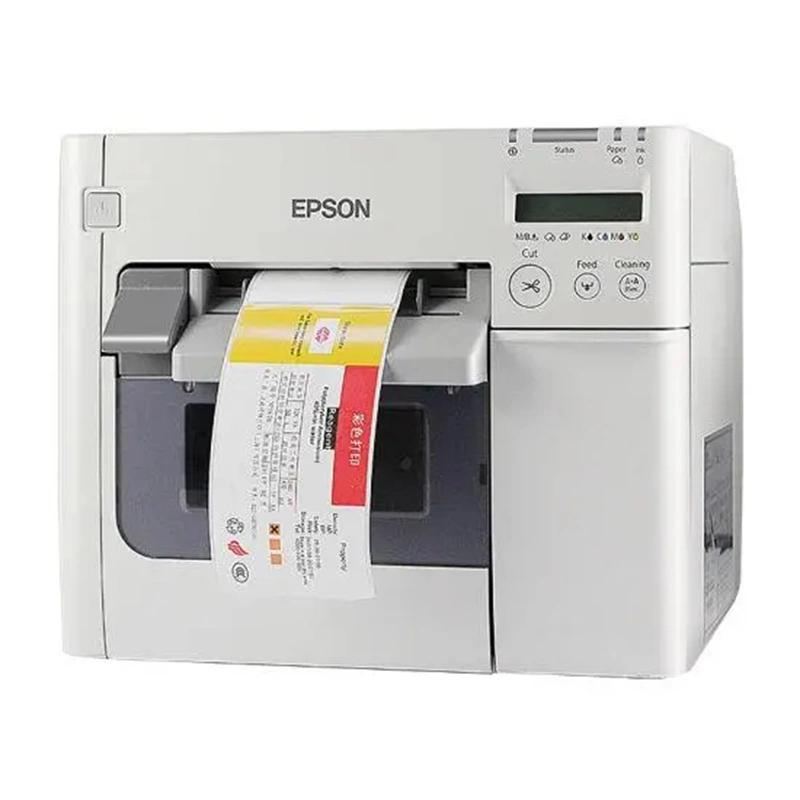 مستشفى طابعة الملصقات المكتبية المتعددة الألوان Epson TM-C3520 TM-C3500 TM-C3000 سوق الأحذية المنزلية