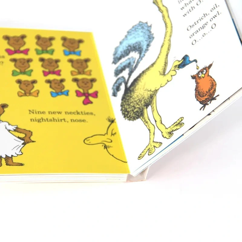 Customized Book Printing Early Alphabet Teaching Book Children Board Book Printing Service