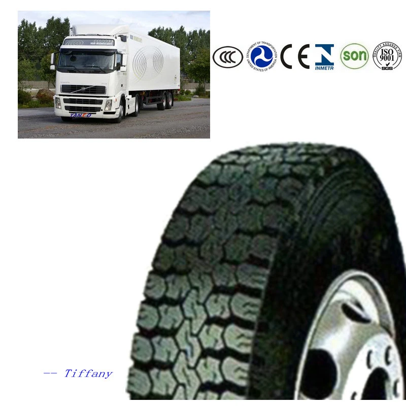 Le caoutchouc naturel conception unique de pneus de camion 11r22.5 11r24.5 295/75R22.5 Hanckook 31580R225 11.00r22.5 285/75R22.5 chariot utilisé pour la vente des pneus radiaux