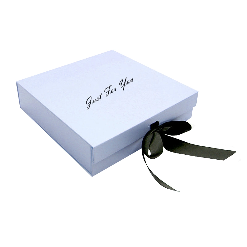 Wholesale/Supplier Big Luxury Book Shaped Folding Magnetic Paper Gift Box with Ribbon