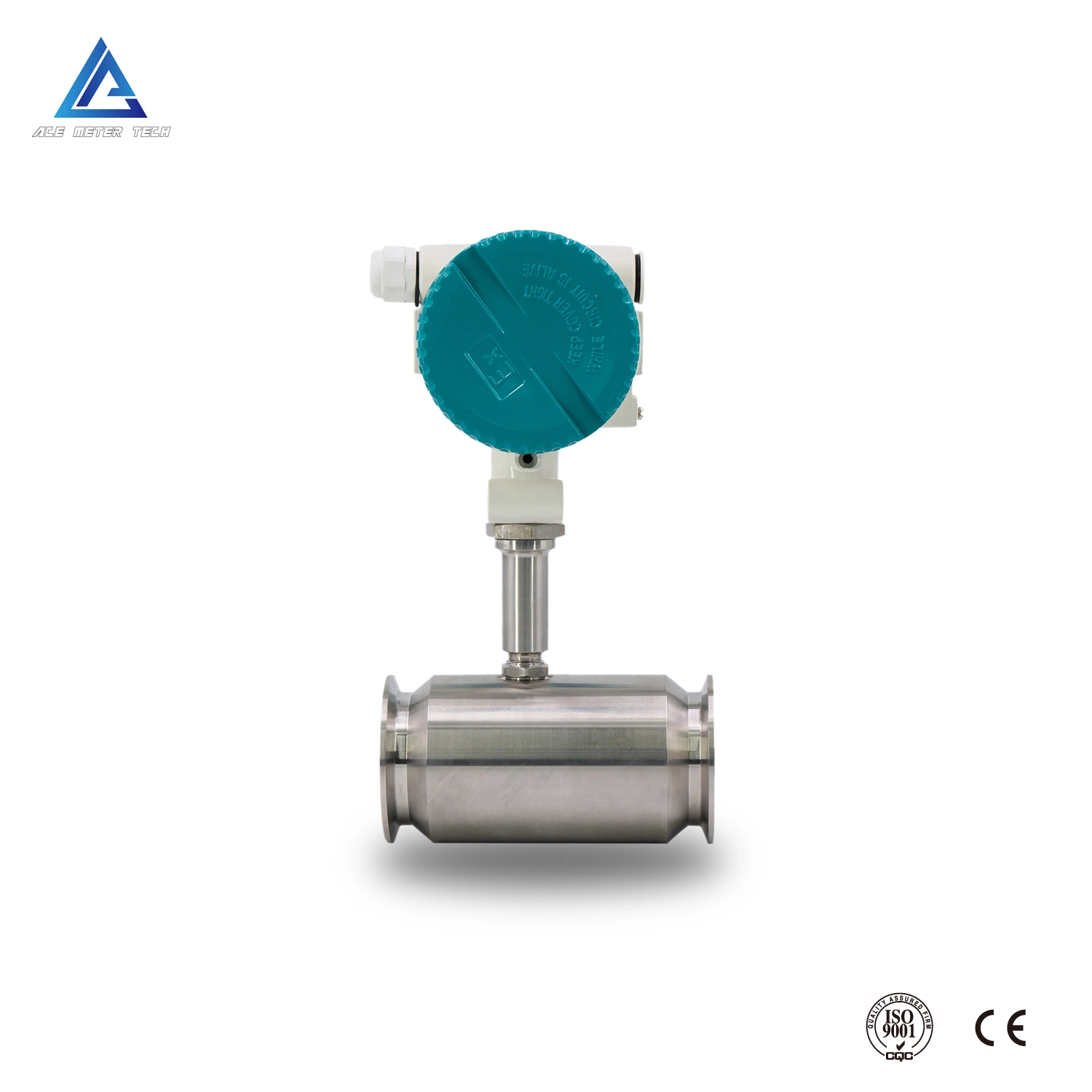 RS485 Signal Sanitary Liquid Turbine Flowmeter Food Grade Liquid Turbine Flow Meter for Alcohol