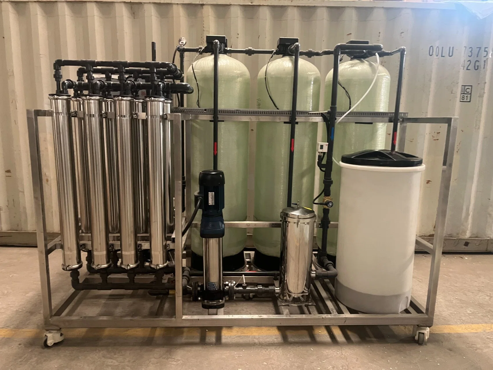 RO máquina de tratamiento de agua potable Sistema de filtro suavizador de agua de la planta de tratamiento de aguas industriales