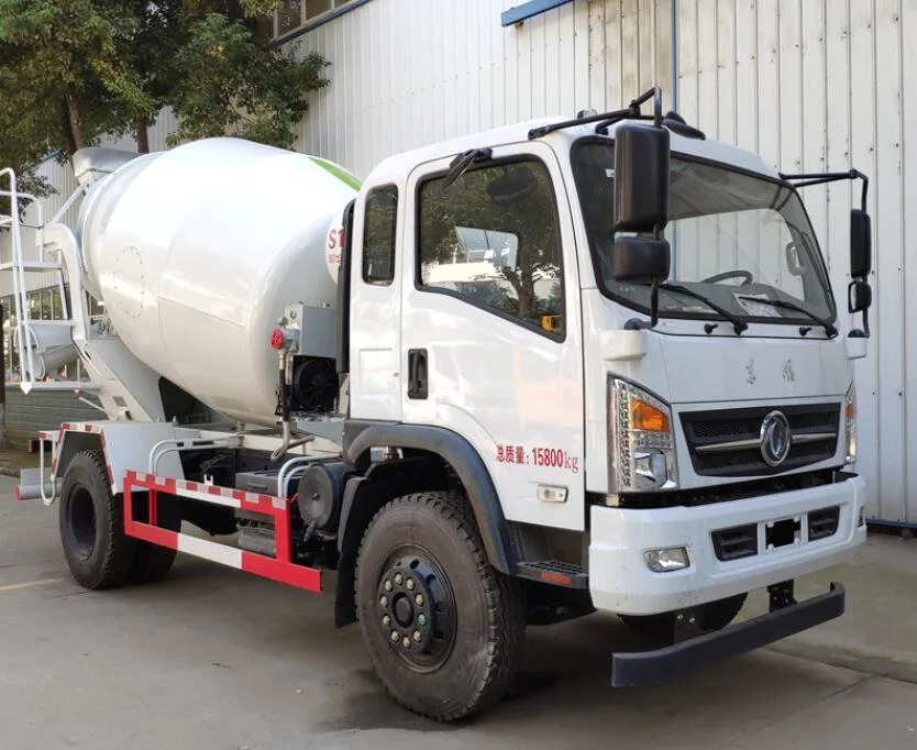 Dongfeng 4X2, 6M3 du béton de ciment camion mélangeur de matériel de construction