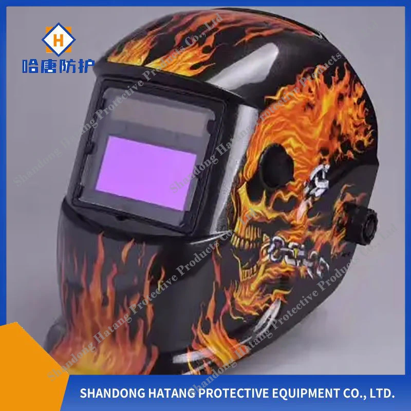 Custom Blue Eagle Welding Hat Solar Powered Adjustable Welding Helmet Auto Darkening for TIG MIG Arc Welder Helmet Made in China