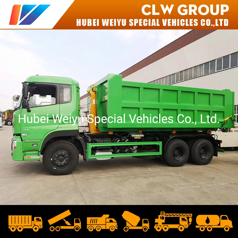 Dongfeng 260HP 20 Tons 22cbm Roll off Arm Hooklift Garbage Truck