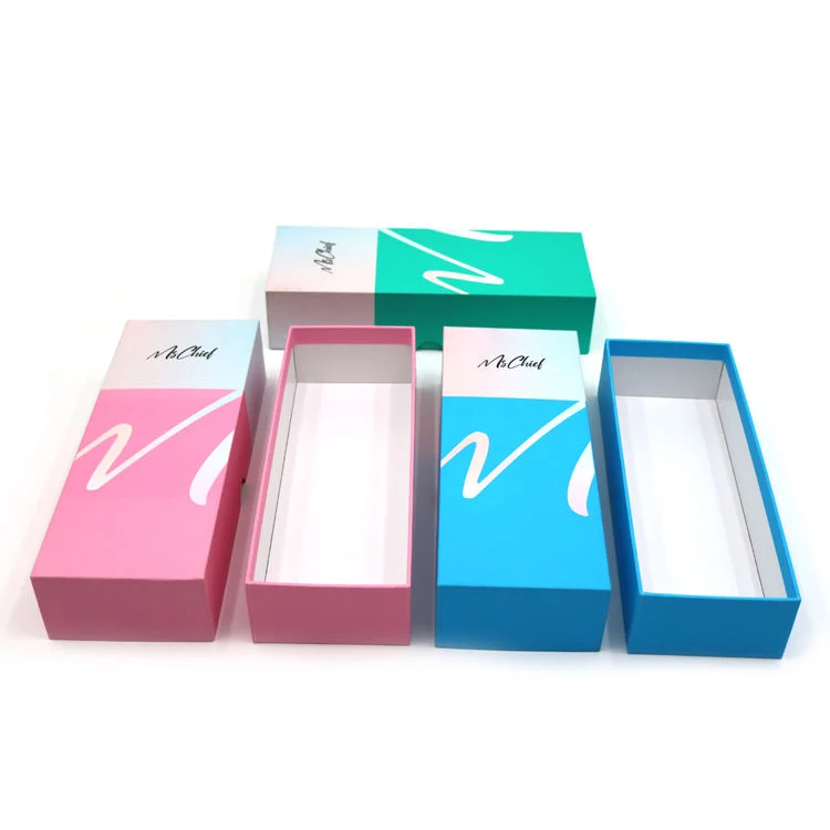 Custom Colorful Metallic Foil Single Cosmetic Package Luxury Products Paper Skin Care Box Packaging