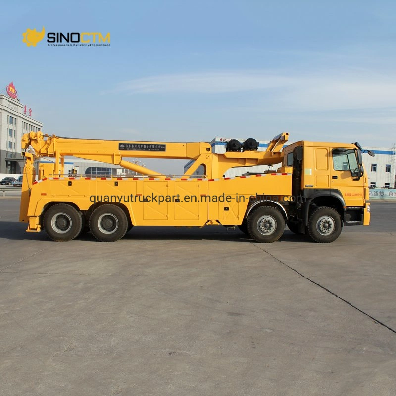 Sinotruk 8X4 Heavy 50ton 30ton Rotator Emergency Road Rescue Wrecker Truck for Bus