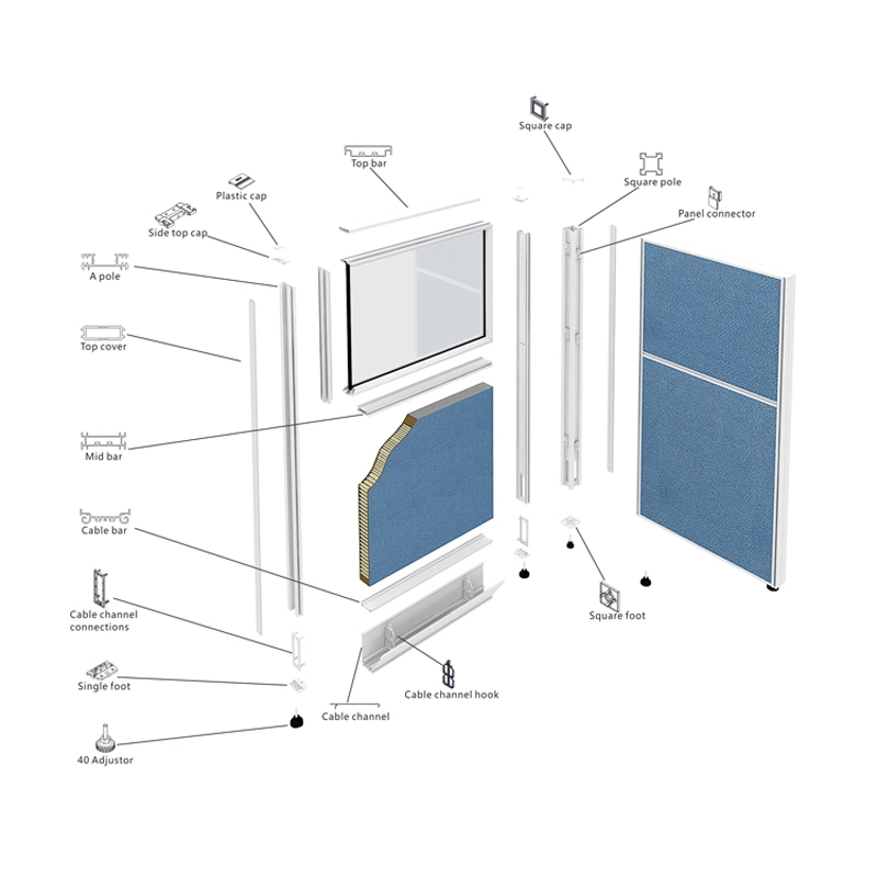 Top 10 Office Furniture Manufacturers Modern Design Office Work Station Desk Partitions