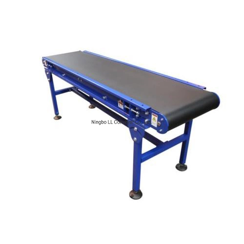 PVC Belt Conveyor Types of Conveyor Belts Hopper Belt Conveyor with Hyper Tape for Packaged Products