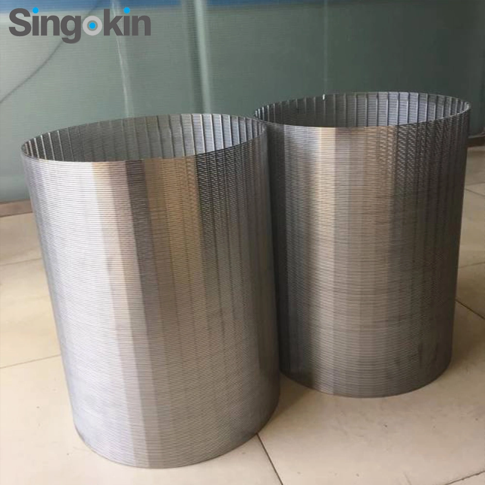 Stainless Steel Slotted Wedge Wire Screen Tube for Liquid Filter