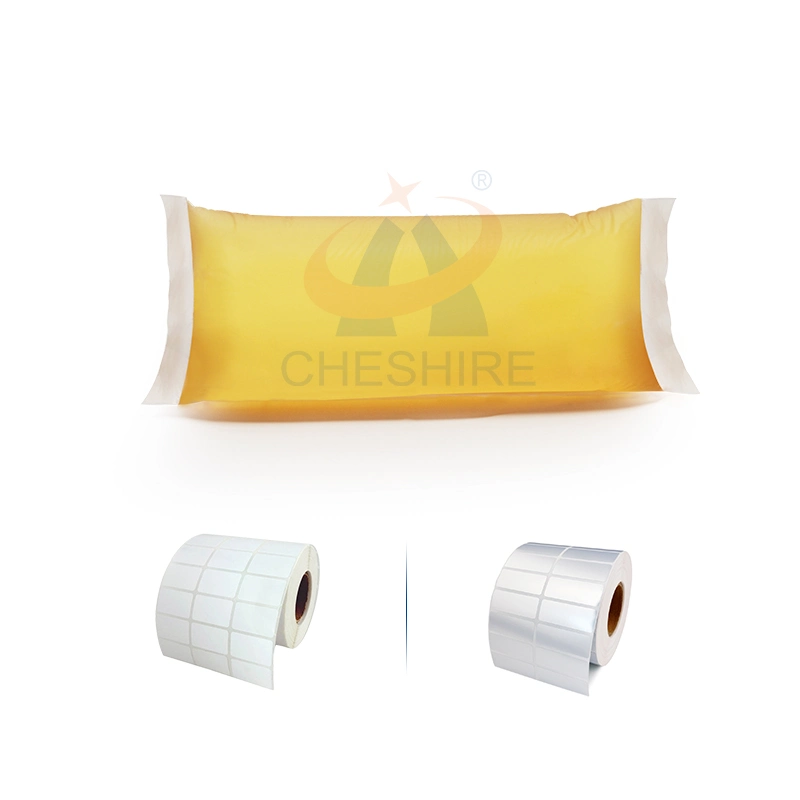 Odorless Low Odor Extra Permanent Self Adhesive Label Sticker Roll Reel Hotmelt Adhesive Glue