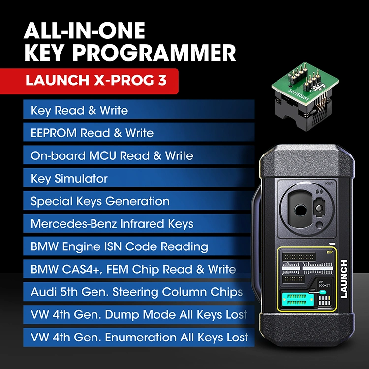 New Launch X431 Xprog3 Prog3 X-431 Xprog X 431 Smartlink for Diesel ECU Programmeur Automotive Smartbox Super Diagnostic Scanner