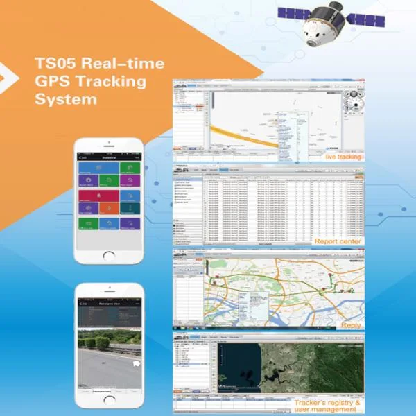 GPS Tracker de flota de vehículos de combustible de apoyo, supervisión de bloqueo/desbloqueo de puertas de coches y la cámara de alarma de seguridad (TK510-TN)