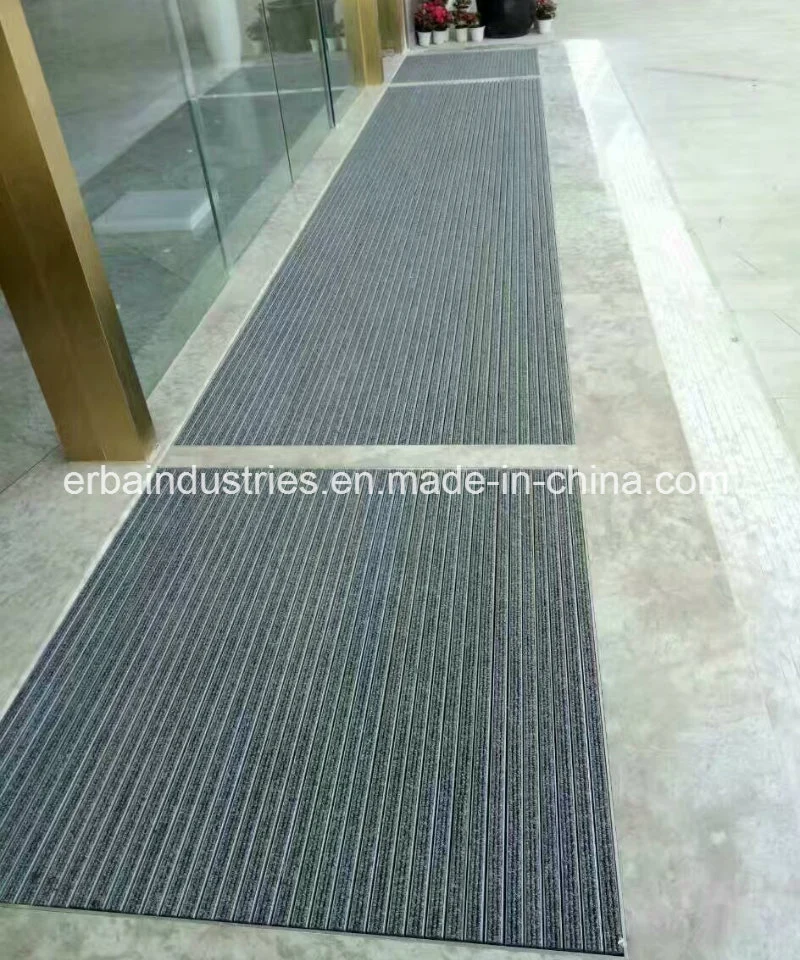 Entrée de la grille d'aluminium porte modulaire mat