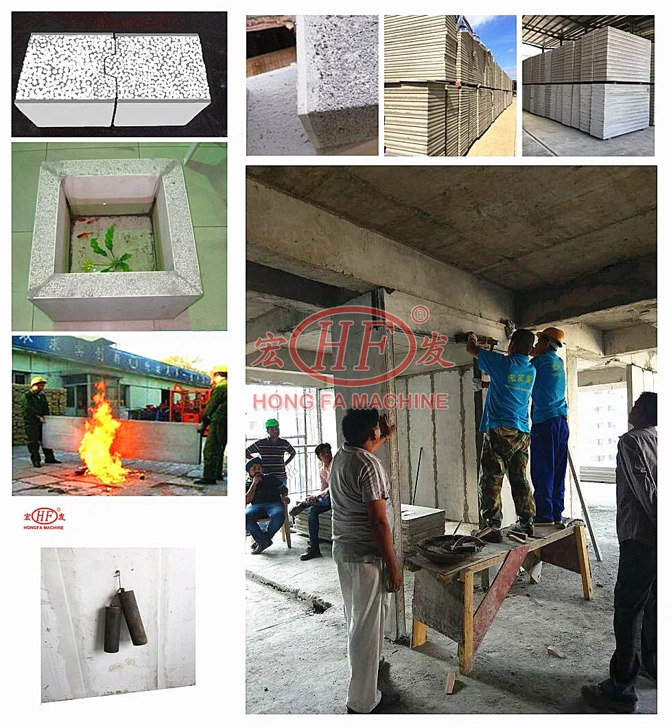 EPS Styrofoam Foam Cement Precast Wall Sandwich Panel Production Line Machinery