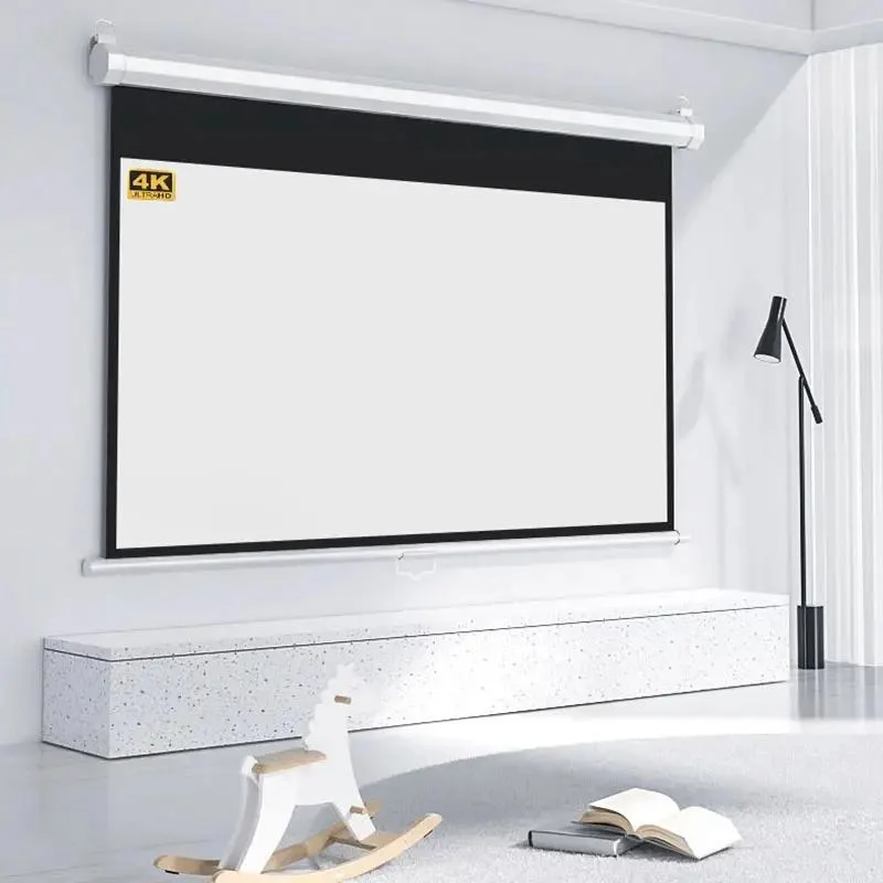 Экран проектора, экран проецирования стенок вручную
