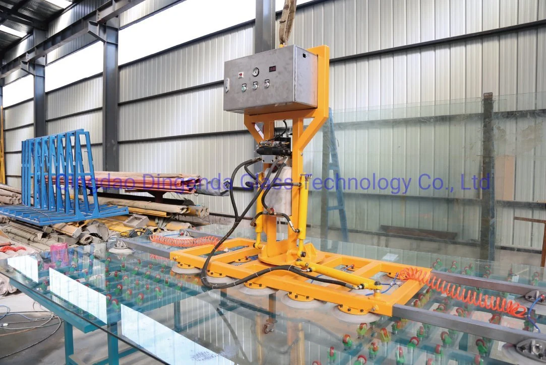 New Battery Powered Vacuum Lifter with Auto Tilting and Rotation Function, Glass, Rock Beam, Steel Plate