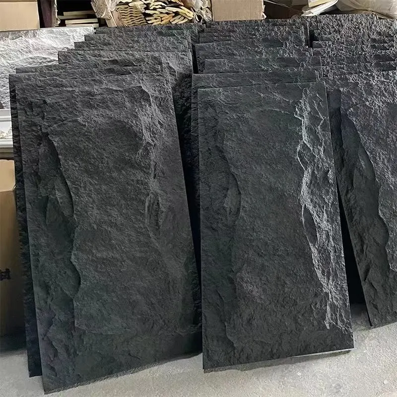 PU de setas de piedra se enfrentan a los paneles de pared exterior