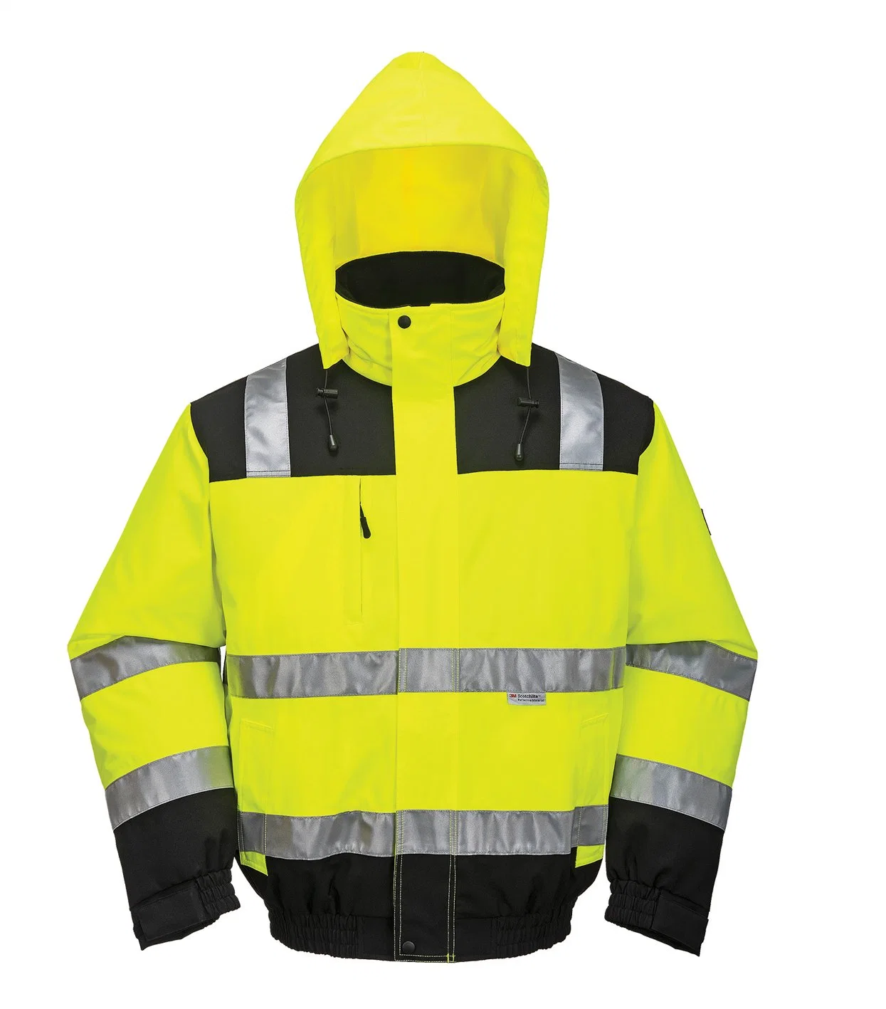 Hi Vis Pilot Jacket Winter Bomber Winter Construction Safety Workwear Jackets