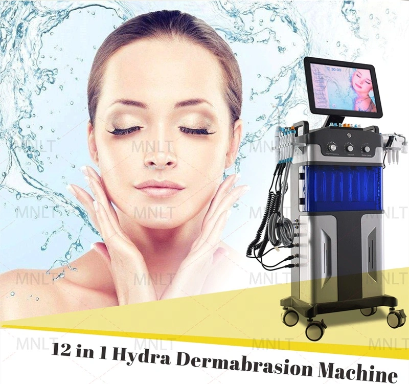 12 in 1 Dermabrasion Facial Skin Care Treatment Hydro Facial Micro Cleaning