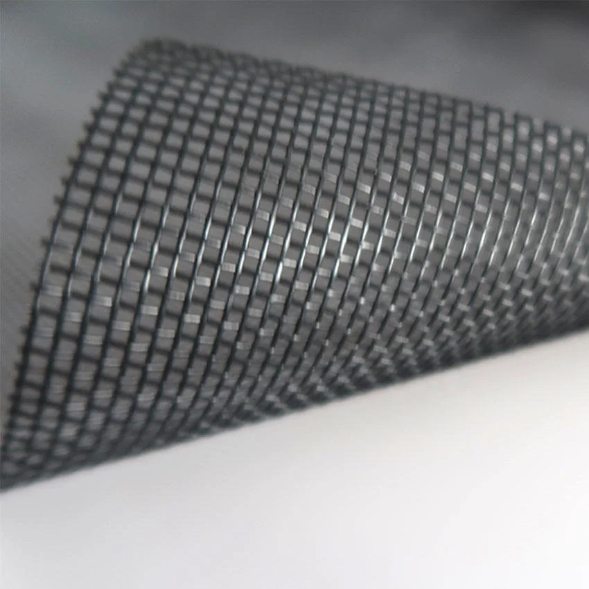 Hot Selling PVC Coated Black Color Dogs Window Polyester Insect Screen Pet Screen Mesh Tuff Screen